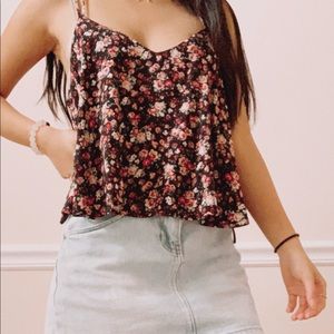 Floral tank top
